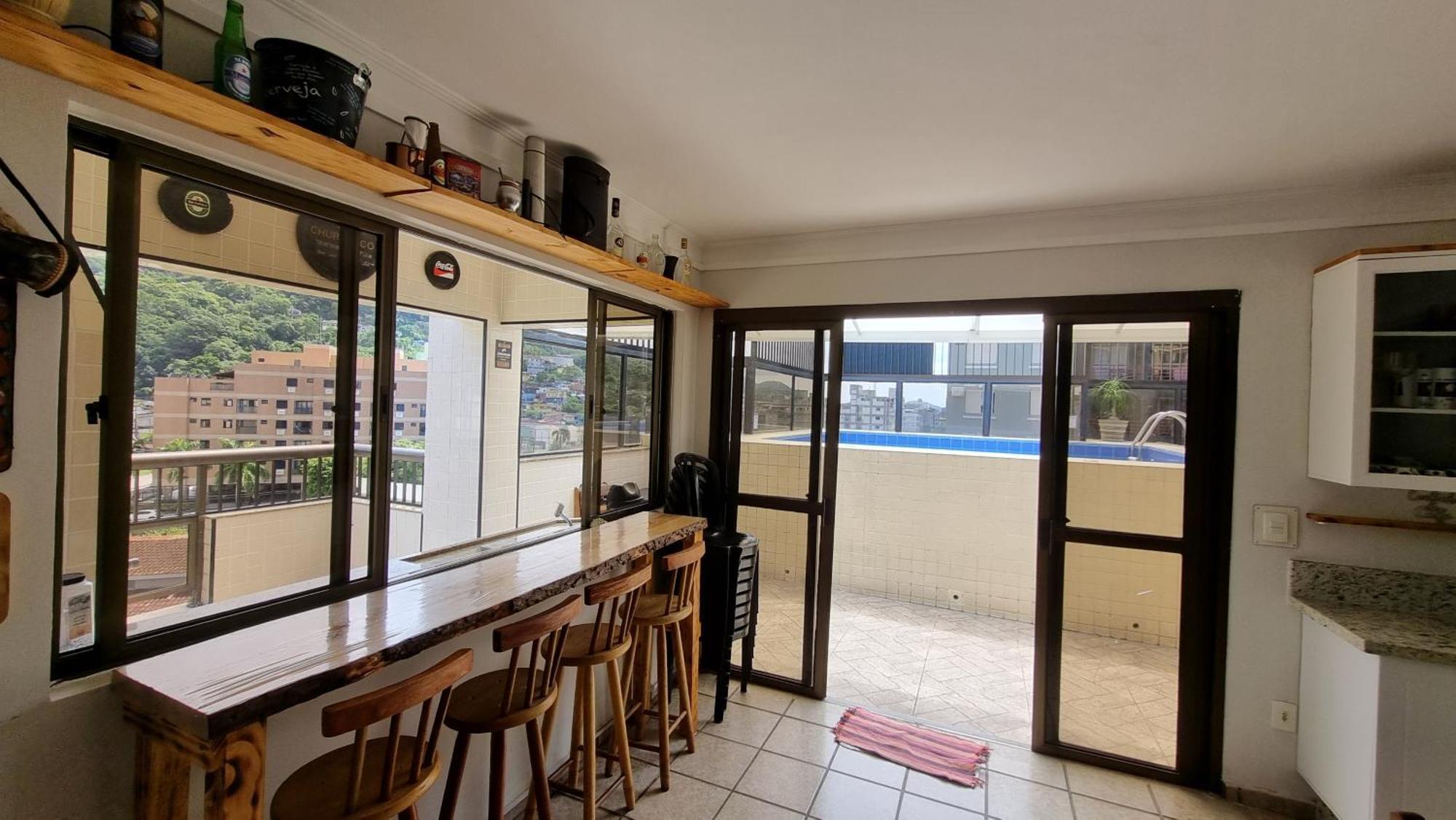 Appartement Guaruja Cobertura Com Piscina E Churrasqueira Privativas Extérieur photo