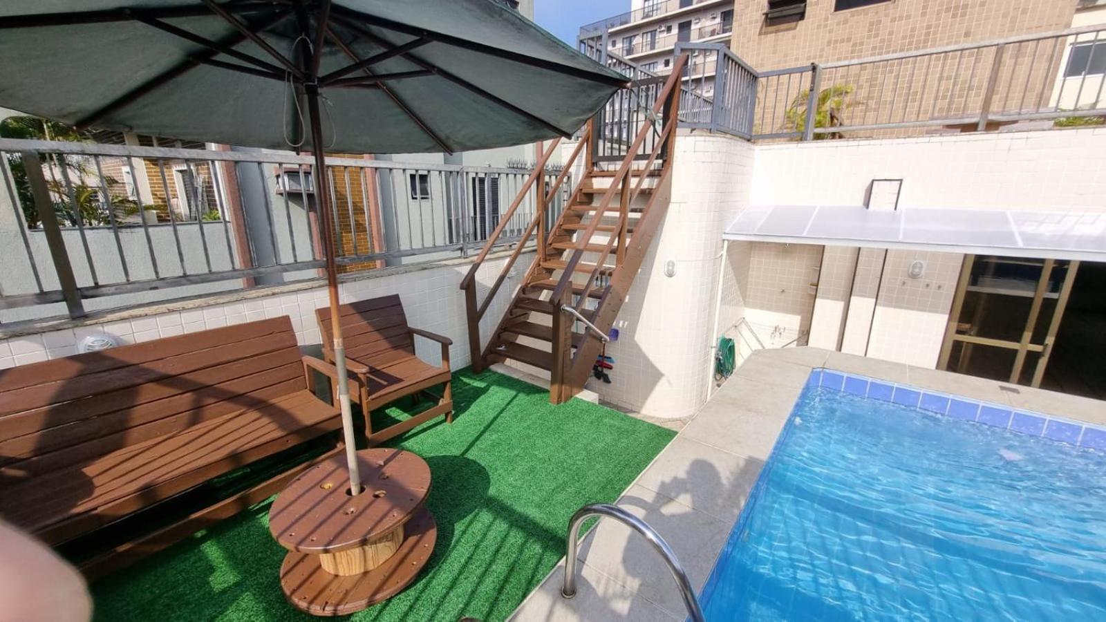 Appartement Guaruja Cobertura Com Piscina E Churrasqueira Privativas Extérieur photo